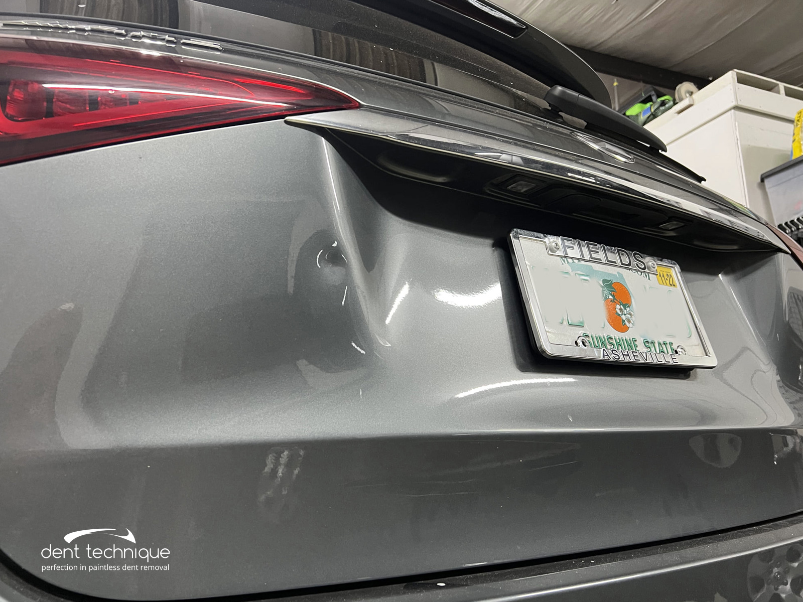 Paintless Dent Repair Lift Gate Repair Dent Technique Jacksonville Florida